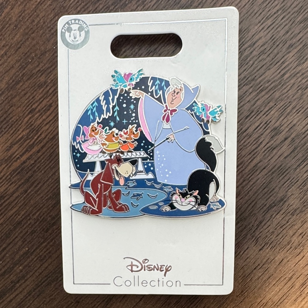 Disney Parks Pin - OE Cinderella Supporting Cast Pin featuring Fairy Godmother